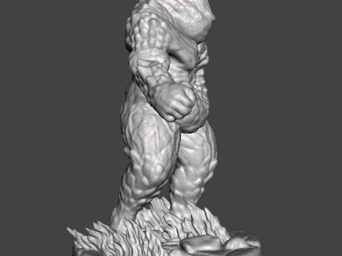FLESHBURSTER DEMON MINIATURE MODEL FOR FANTASY GAMES RPG DND 3D Print Model