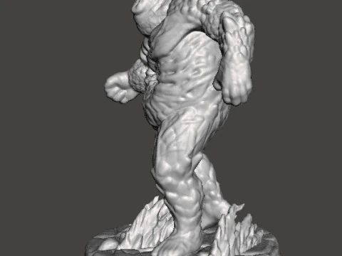 FLESHBURSTER DEMON MINIATURE MODEL FOR FANTASY GAMES RPG DND 3D Print Model