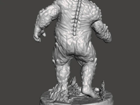 FLESHBURSTER DEMON MINIATURE MODEL FOR FANTASY GAMES RPG DND 3D Print Model