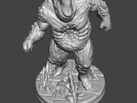 FLESHBURSTER DEMON MINIATURE MODEL FOR FANTASY GAMES RPG DND Modelo de Impressão 3D