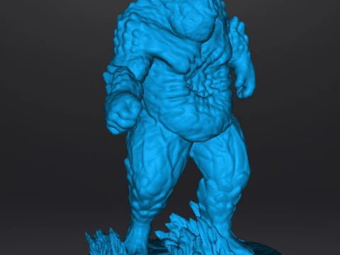 FLESHBURSTER DEMON MINIATURE MODEL FOR FANTASY GAMES RPG DND 3D Print Model