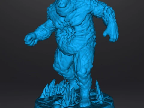 FLESHBURSTER DEMON MINIATURE MODEL FOR FANTASY GAMES RPG DND 3D Print Model