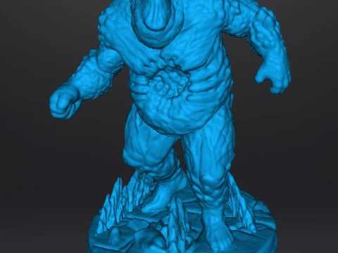 FLESHBURSTER DEMON MINIATURE MODEL FOR FANTASY GAMES RPG DND 3D Print Model
