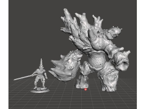 DIRTY COLOSSUS MINIATURE MODEL FOR FANTASY GAMES RPG DND 3D 打印模型