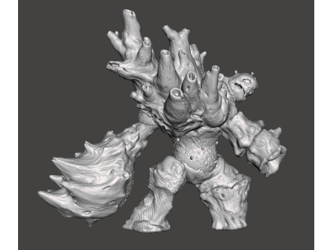 DIRTY COLOSSUS MINIATURE MODEL FOR FANTASY GAMES RPG DND 3D 打印模型