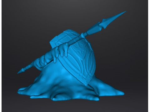 HOPLITE MONSTER MINIATURE MODEL FOR FANTASY GAMES RPG DND 3D 打印模型