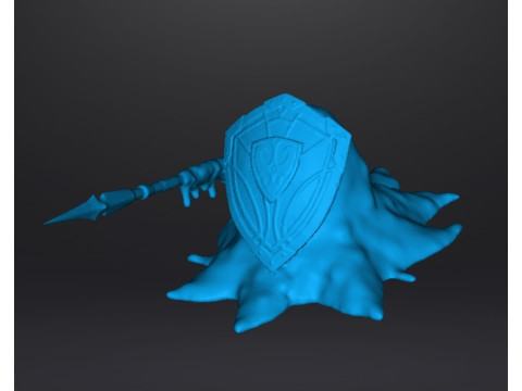 HOPLITE MONSTER MINIATURE MODEL FOR FANTASY GAMES RPG DND 3D 打印模型
