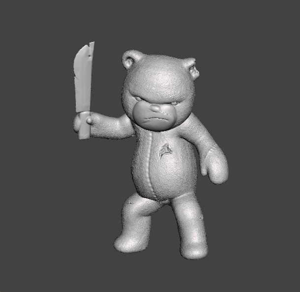 BUTCHER BEAR MINIATURE MODEL FOR HORROR OR FANTASY GAMES RPG DND 3D 打印模型 .c4d .max .obj .3ds .fbx .stl .blend