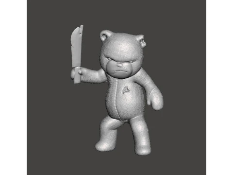 MODELLO IN MINIATURA DI BUTCHER BEAR PER GIOCHI HORROR O FANTASY RPG DND Modello di stampa 3D