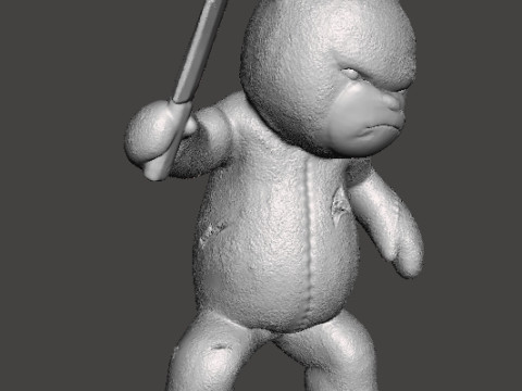 BUTCHER BEAR MINIATURE MODEL FOR HORROR OR FANTASY GAMES RPG DND 3D 打印模型