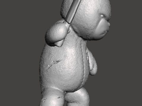 BUTCHER BEAR MINIATURE MODEL FOR HORROR OR FANTASY GAMES RPG DND 3D 打印模型