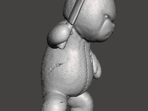BUTCHER BEAR MINIATURE MODEL FOR HORROR OR FANTASY GAMES RPG DND 3D Print Model
