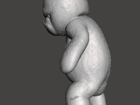 BUTCHER BEAR MINIATURE MODEL FOR HORROR OR FANTASY GAMES RPG DND 3D Print Model
