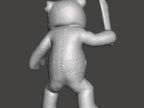 BUTCHER BEAR MINIATURE MODEL FOR HORROR OR FANTASY GAMES RPG DND 3D 打印模型