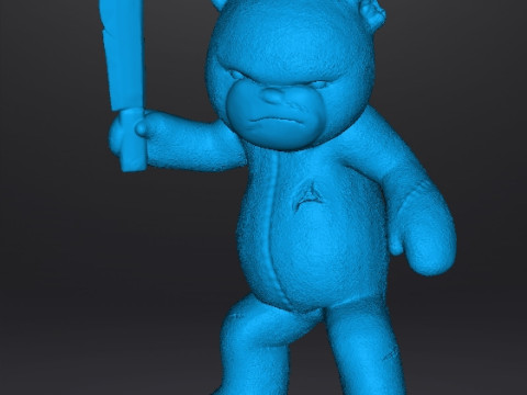 BUTCHER BEAR MINIATURE MODEL FOR HORROR OR FANTASY GAMES RPG DND 3D 打印模型