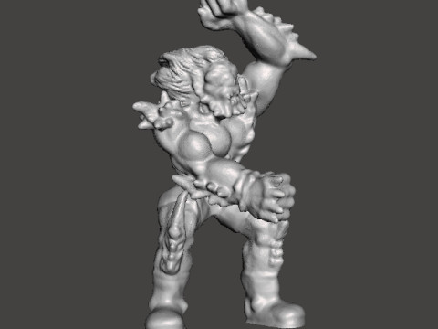 DOOMSDAY VINTAGE FIGURE MODEL FOR MODERN OR FANTASY GAMES RPG DND Modello di stampa 3D