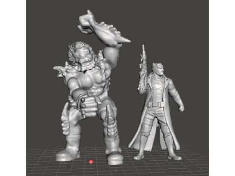 ВИНТАЖНАЯ МОДЕЛЬ ФИГУРКИ DOOMSDAY ДЛЯ СОВРЕМЕННЫХ ИЛИ ФЭНТЕЗИ-ИГР RPG DND 3D Принт Модель