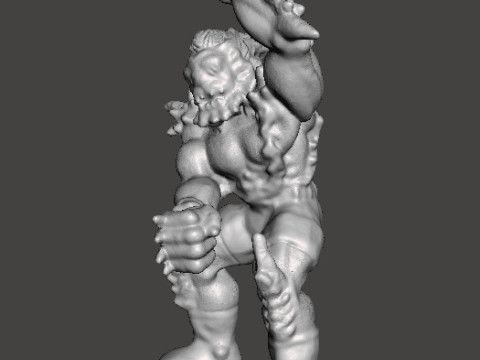 DOOMSDAY VINTAGE FIGURE MODEL FOR MODERN OR FANTASY GAMES RPG DND Model Cetak 3D