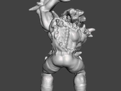 DOOMSDAY VINTAGE FIGURE MODEL FOR MODERN OR FANTASY GAMES RPG DND Model Cetak 3D