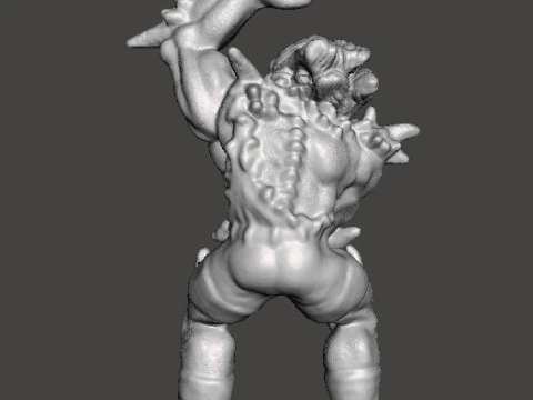 ВИНТАЖНАЯ МОДЕЛЬ ФИГУРКИ DOOMSDAY ДЛЯ СОВРЕМЕННЫХ ИЛИ ФЭНТЕЗИ-ИГР RPG DND 3D Принт Модель