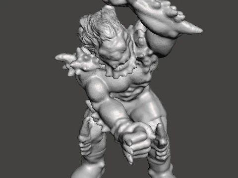 ВИНТАЖНАЯ МОДЕЛЬ ФИГУРКИ DOOMSDAY ДЛЯ СОВРЕМЕННЫХ ИЛИ ФЭНТЕЗИ-ИГР RPG DND 3D Принт Модель