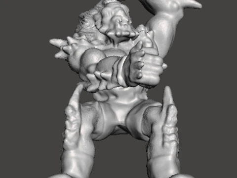 ВИНТАЖНАЯ МОДЕЛЬ ФИГУРКИ DOOMSDAY ДЛЯ СОВРЕМЕННЫХ ИЛИ ФЭНТЕЗИ-ИГР RPG DND 3D Принт Модель