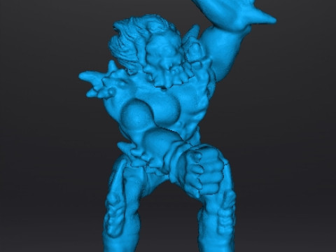 DOOMSDAY VINTAGE FIGURE MODEL FOR MODERN OR FANTASY GAMES RPG DND Model Cetak 3D
