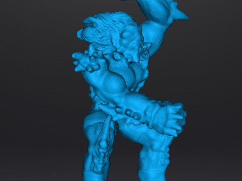 DOOMSDAY VINTAGE FIGURE MODEL FOR MODERN OR FANTASY GAMES RPG DND Model Cetak 3D