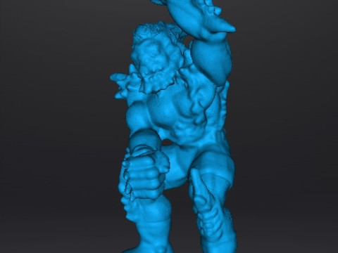 DOOMSDAY VINTAGE FIGURE MODEL FOR MODERN OR FANTASY GAMES RPG DND Model Cetak 3D
