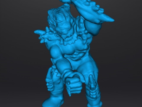 DOOMSDAY VINTAGE FIGURE MODEL FOR MODERN OR FANTASY GAMES RPG DND Model Cetak 3D