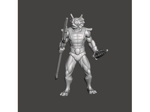 MERMAN CLASSIC MINIATURE MODEL FIGURE FOR FANTASY GAMES RPG DND 3D 打印模型