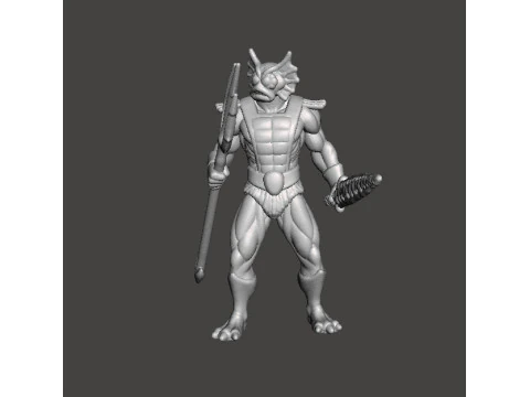 MERMAN CLASSIC МІНІАТЮРНА МОДЕЛЬ ФІГУРКИ ДЛЯ ФЕНТЕЗІЙНИХ ІГОР RPG DND 3D Принт Модель