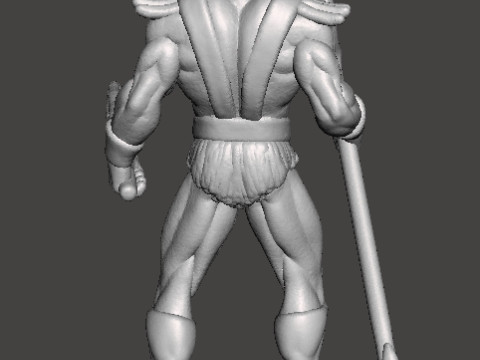 MERMAN CLASSIC MINIATURE MODEL FIGURE FOR FANTASY GAMES RPG DND Modello di stampa 3D