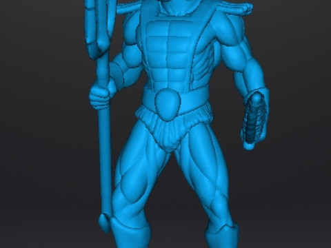 MERMAN CLASSIC MINIATURE MODEL FIGURE FOR FANTASY GAMES RPG DND Modello di stampa 3D