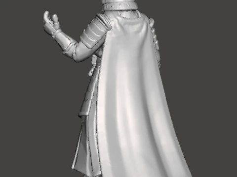 FIGURA MODELLO IN MINIATURA DI VADER SAMURAI PER GIOCHI FANTASY O SCIFI RPG DND Modello di stampa 3D
