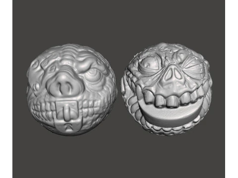 ФІГУРКА MADBALLS PUCK EATER MONSTER PLASTIC 80s TOY KIDS PVC 3D Принт Модель