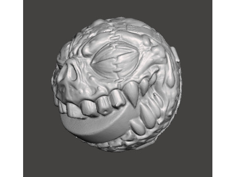 MADBALLS PUCK EATER FIGURE MONSTER PLASTIC 80s TOY KIDS PVC Model Cetak 3D