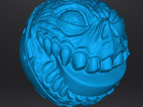 MADBALLS PUCK EATER FIGURE MONSTER PLASTIC 80s TOY KIDS PVC Model Cetak 3D