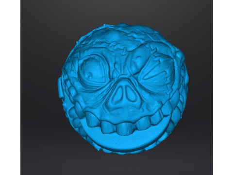 MADBALLS PUCK EATER FIGURE MONSTER PLASTIC 80s TOY KIDS PVC Model Cetak 3D