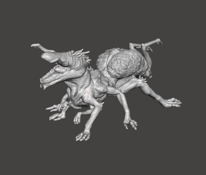 QUEEN CRAWLER MINIATURE MODEL FIGURE FOR FANTASY OR HORROR GAMES RPG DND 3Dプリントモデル .c4d .max .obj .3ds .fbx .stl .blend