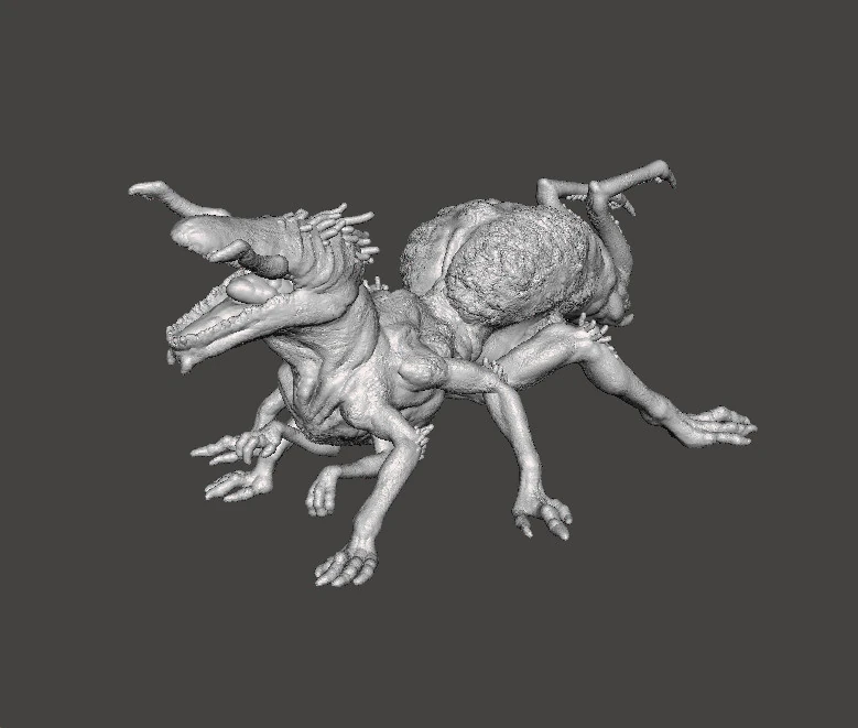 QUEEN CRAWLER MINIATURE MODEL FIGURE FOR FANTASY OR HORROR GAMES RPG DND 3D Print Model .c4d .max .obj .3ds .fbx .stl .blend 