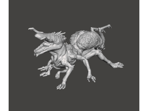 QUEEN CRAWLER MINIATURE MODEL FIGURE FOR FANTASY OR HORROR GAMES RPG DND Modèles 3D en vedette