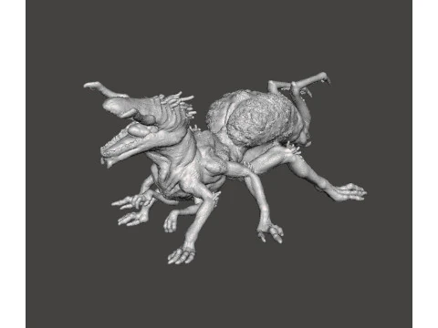 QUEEN CRAWLER MINIATURMODELLFIGUR F&Uuml;R FANTASY- ODER HORRORSPIELE RPG DND 3D Druckmodell