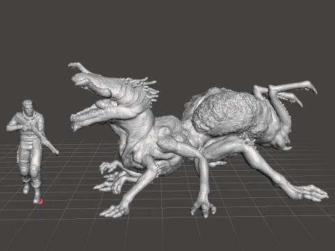 QUEEN CRAWLER MINIATURE MODEL FIGURE FOR FANTASY OR HORROR GAMES RPG DND 3Dプリントモデル