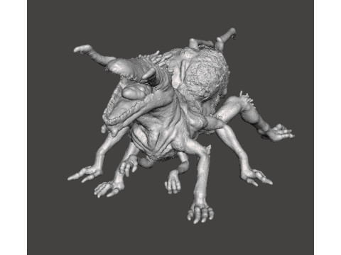 QUEEN CRAWLER MINIATURE MODEL FIGURE FOR FANTASY OR HORROR GAMES RPG DND 3Dプリントモデル