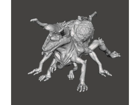 QUEEN CRAWLER MINIATURE MODEL FIGURE FOR FANTASY OR HORROR GAMES RPG DND 3D Print Model