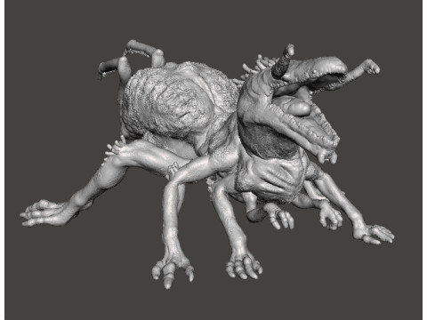 QUEEN CRAWLER MINIATURE MODEL FIGURE FOR FANTASY OR HORROR GAMES RPG DND 3Dプリントモデル