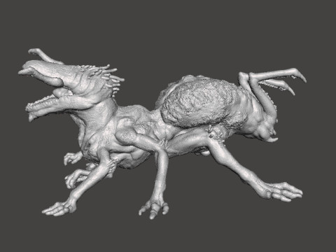 QUEEN CRAWLER MINIATURE MODEL FIGURE FOR FANTASY OR HORROR GAMES RPG DND 3Dプリントモデル