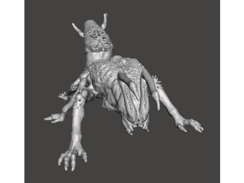 QUEEN CRAWLER MINIATURE MODEL FIGURE FOR FANTASY OR HORROR GAMES RPG DND 3Dプリントモデル