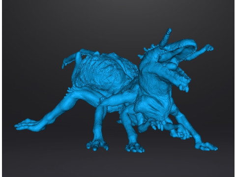 QUEEN CRAWLER MINIATURE MODEL FIGURE FOR FANTASY OR HORROR GAMES RPG DND 3Dプリントモデル